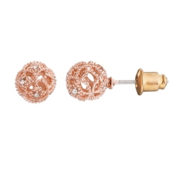 LC Lauren Conrad Jewelry - LC Lauren Conrad Openwork Ball Stud Earrings